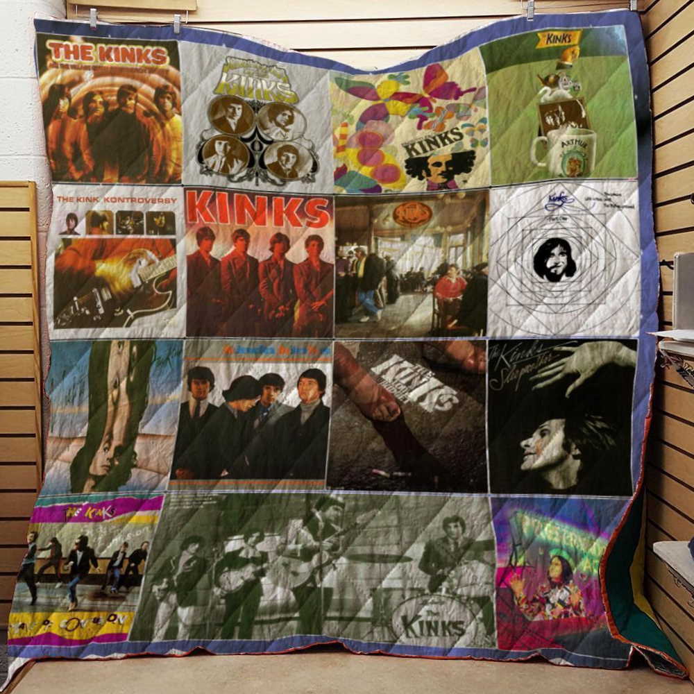 The Kinks Band Albums 3D Quilt Blanket