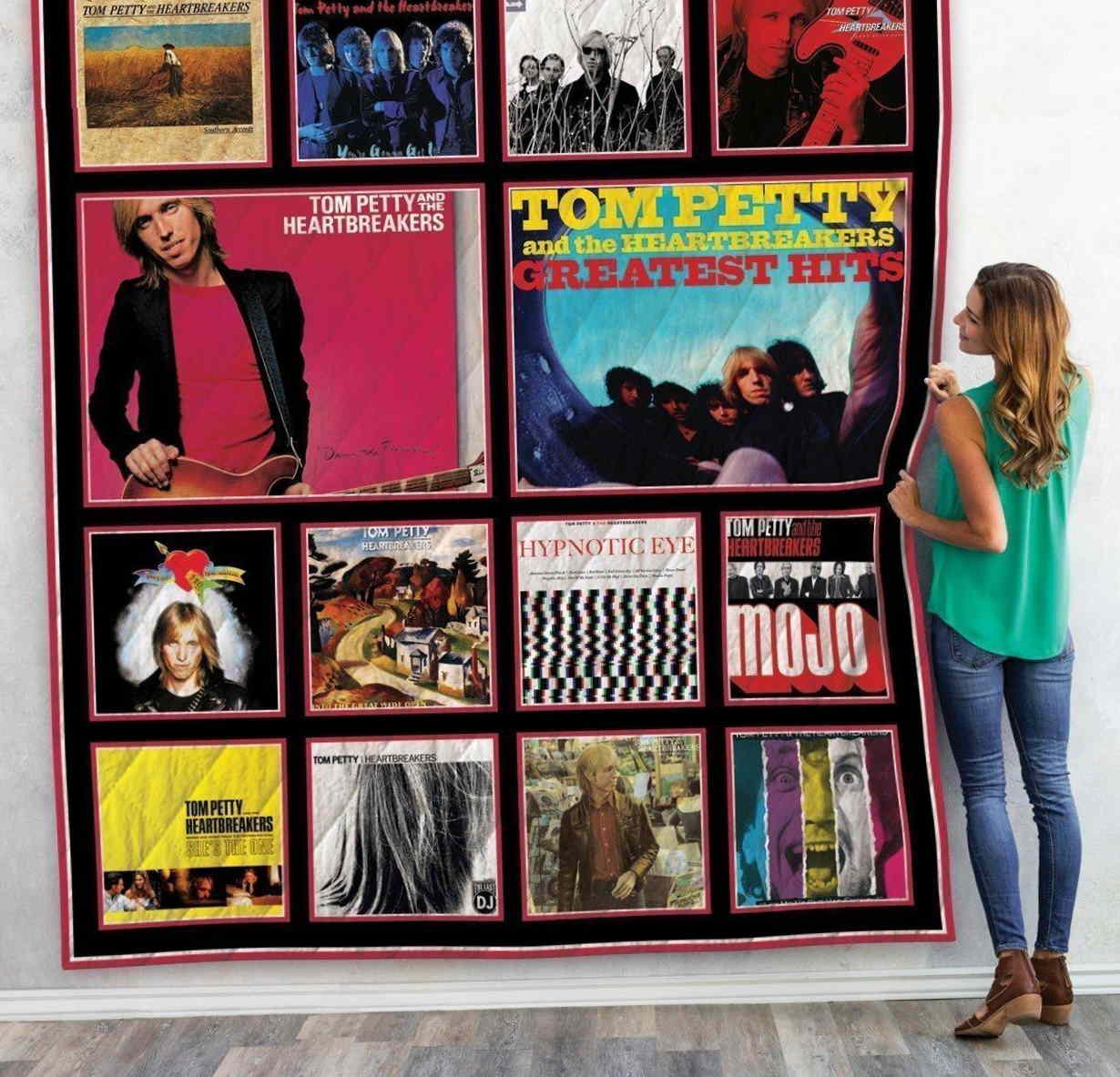 Tom Petty And The Heartbreakers Albums 3D Quilt Blanket