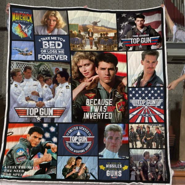 Topgun All Over Print 3D Quilt Blanket