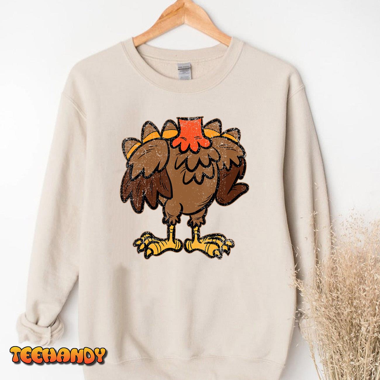 Turkey Body Costume Thanksgiving Day Funny Fall Autumn T-Shirt