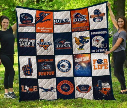 Utsa Roadrunners Quilt Blanket