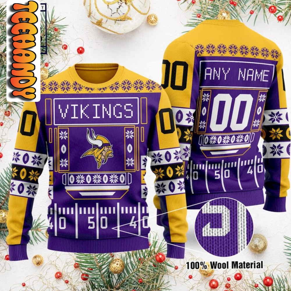 Vikings NFL Ugly Christmas Sweater