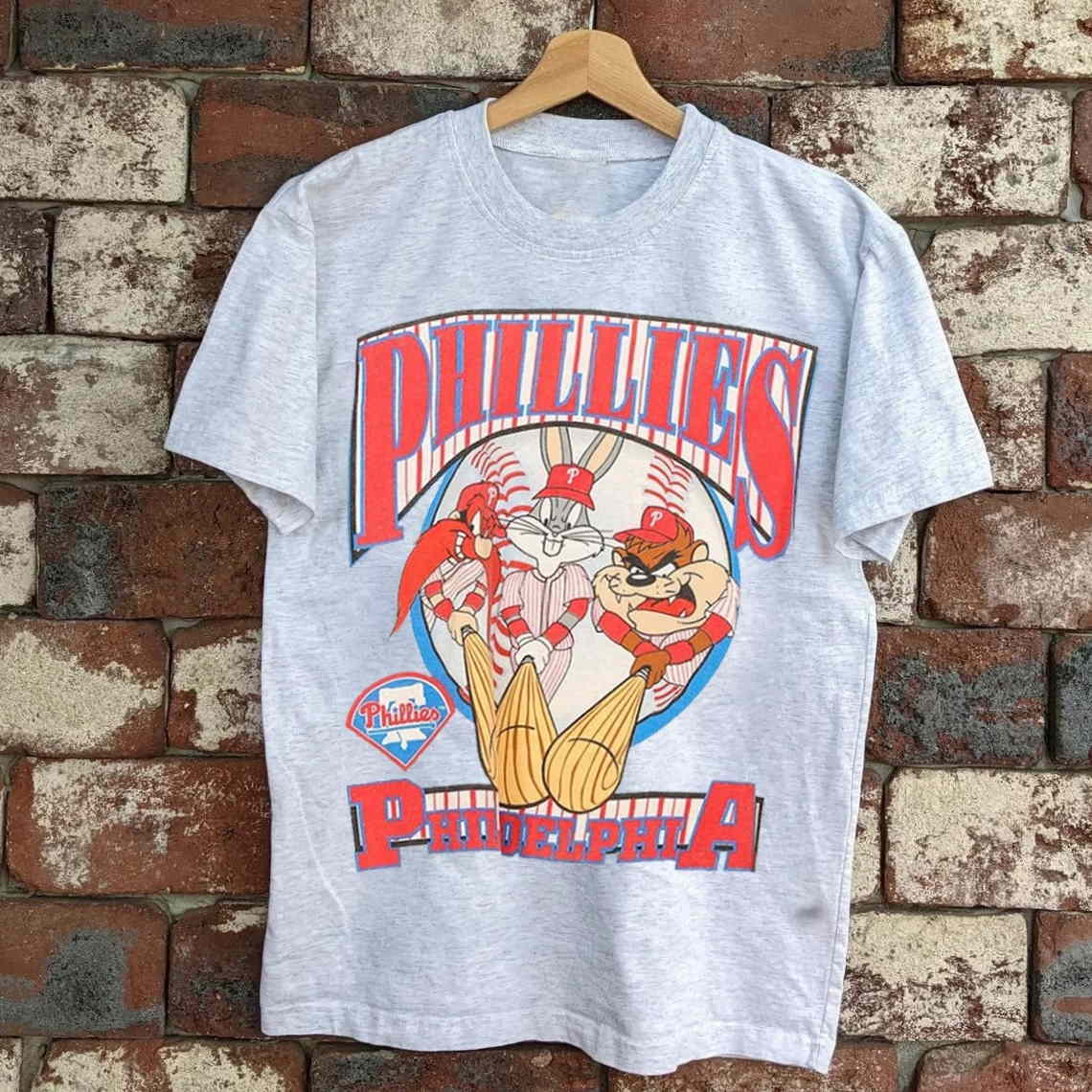 Vintage 1993 MLB Philadelphia Phillies Looney Tunes Shirt, MLB World Series Unisex T-Shirt
