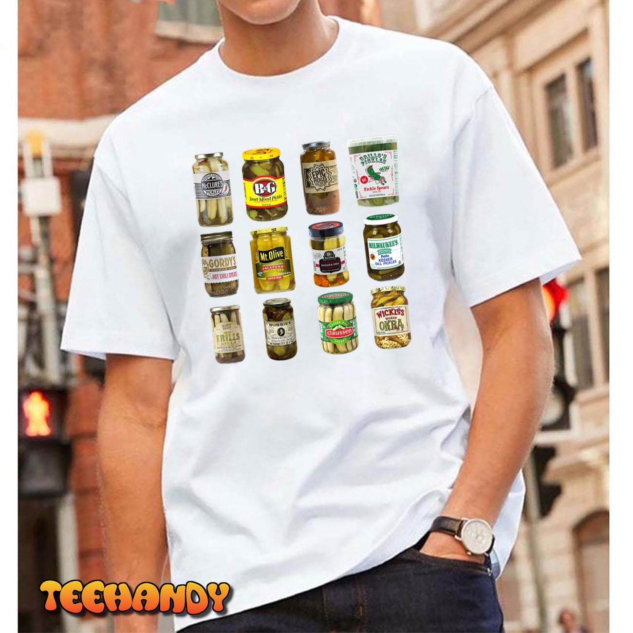 Vintage Canned Pickles Lover Funny Trendy Women Men Costume T-Shirt