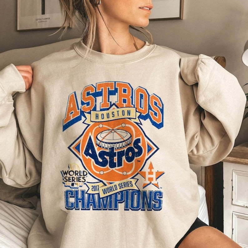 Vintage Houston Baseball Crewneck Sweatshirt, Retro Champions World Series 2022 Shirt