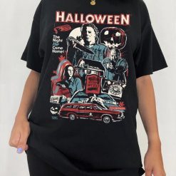Vintage Michael Myers Halloween T-shirt, Michael Myers Halloween The Night He Came Home T-shirt