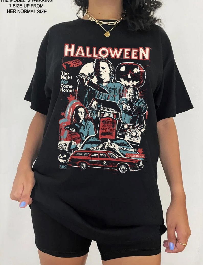 Vintage Michael Myers Halloween T-shirt, Michael Myers Halloween The Night He Came Home T-shirt