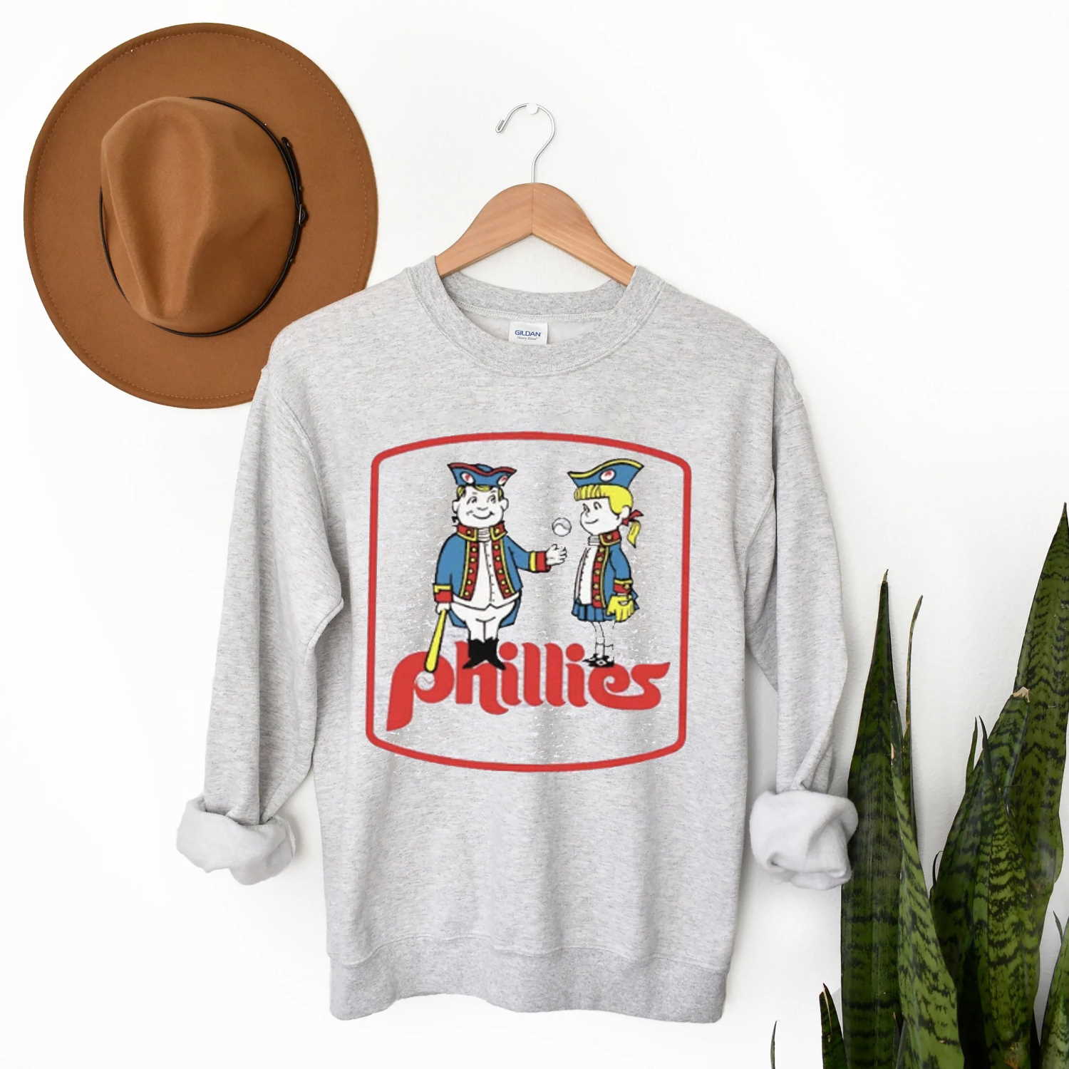 Vintage Philadelphia Baseball Crewneck Sweatshirt, Retro Phillies 1980 World Series Sweatshirt