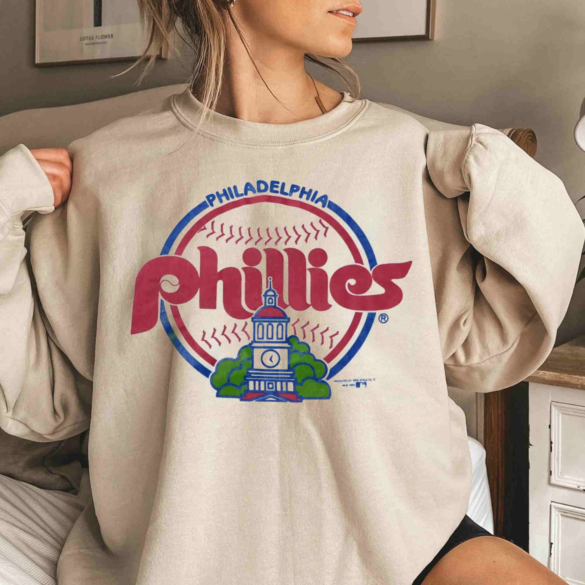 Vintage Philadelphia Phillies EST 1883 T Shirt Women Letter Print Retro  Baseball Style Tshirt Cotton Short Sleeve Clothes - AliExpress