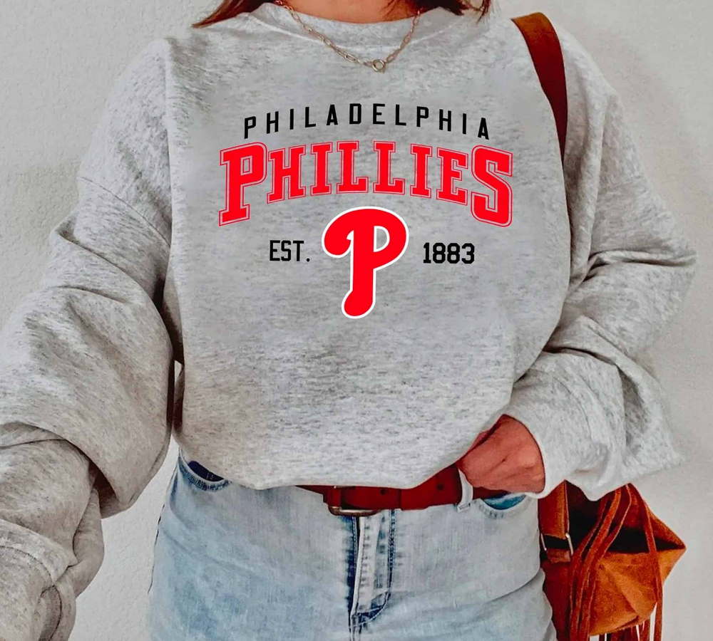 Vintage Phillies Baseball Style 90s Sweatshirt, Vintage Philadelphia  Baseball
