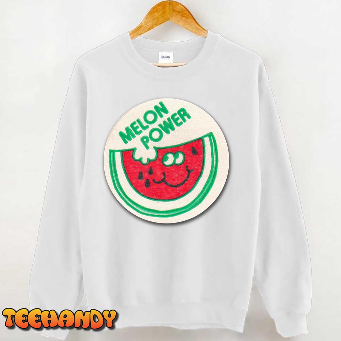 Vintage Scratch and Sniff Sticker Watermelon, Melon Power! T-Shirt