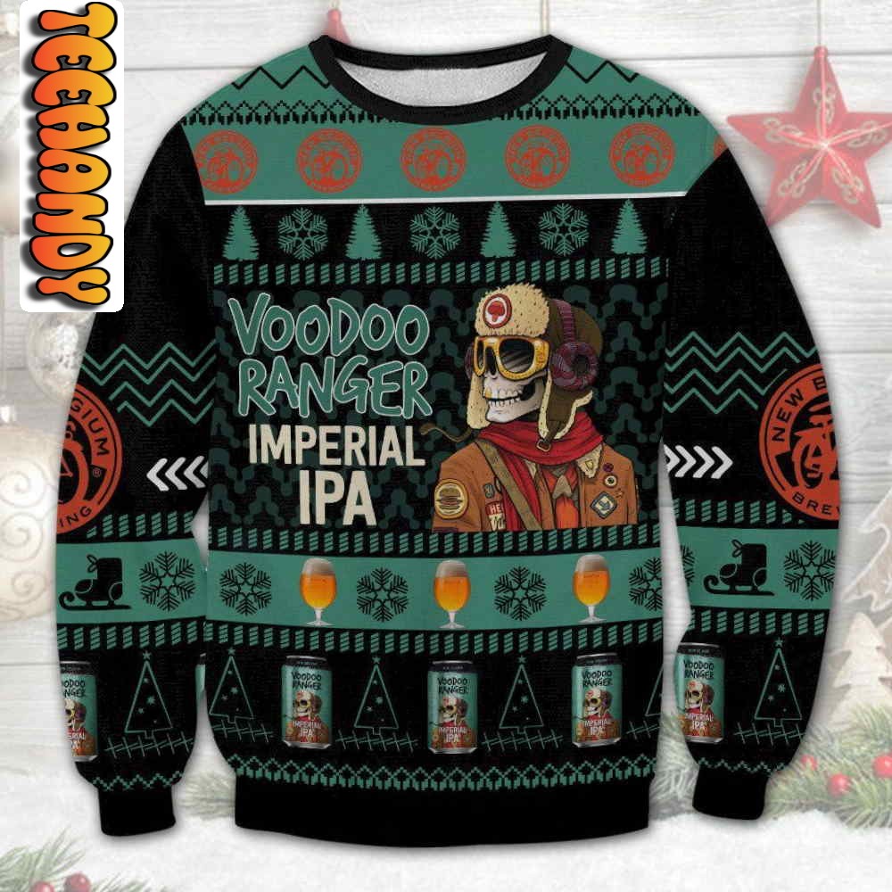 Voodoo Ranger Imperial IPA Christmas Ugly Sweater