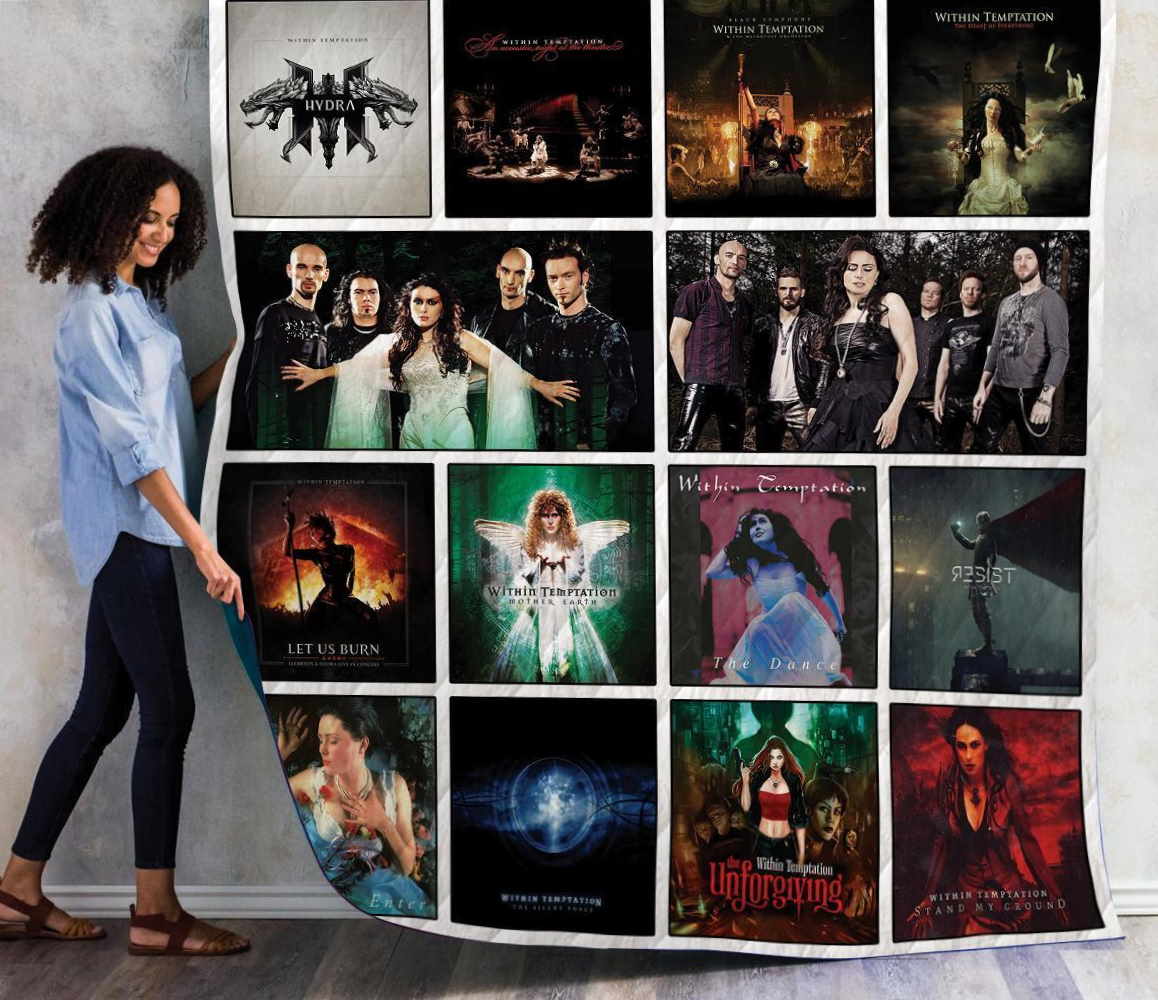 Within Temptation Albums 3D Quilt Blanket