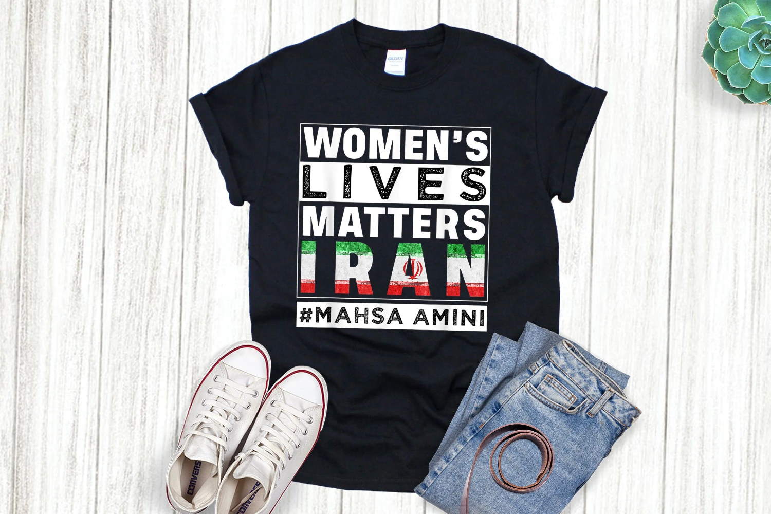 Women’s Lives Matters Mahsa Amini Shirt, #MAHSAAMINI Unisex T-Shirt