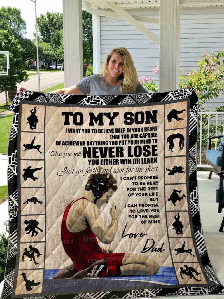 Wrestling 3D All Over Print Quilt Blanket