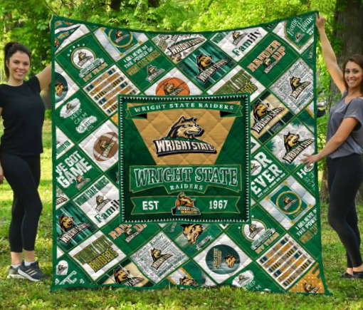 Wright State Raiders Quilt Blanket