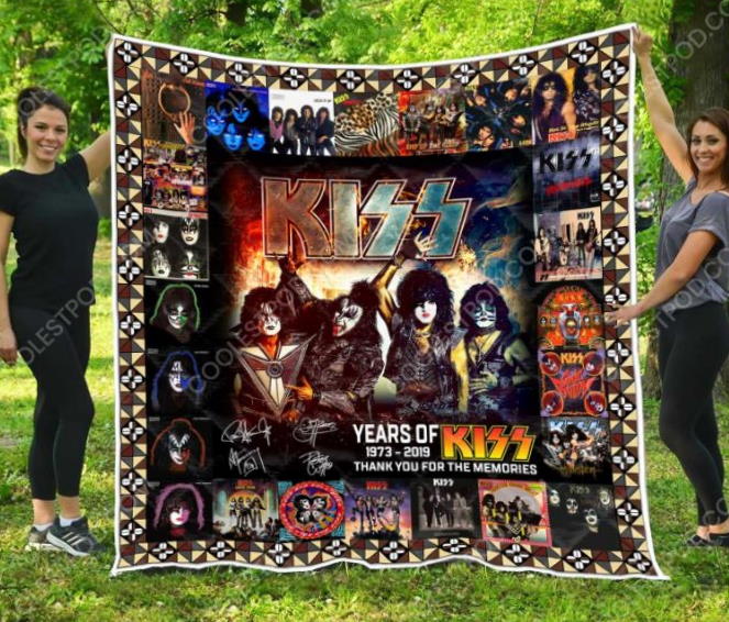 Years Of Kiss Band Memories Quilt Blanket