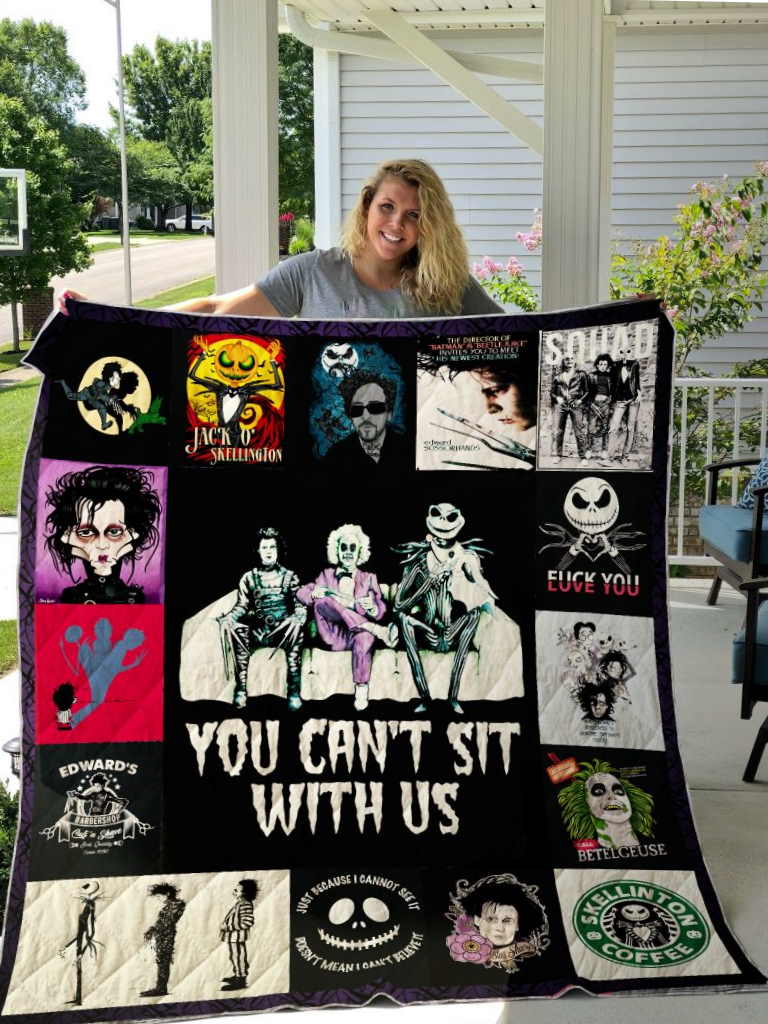 You Can’T Sit With Us Halloween Quilt Blanket