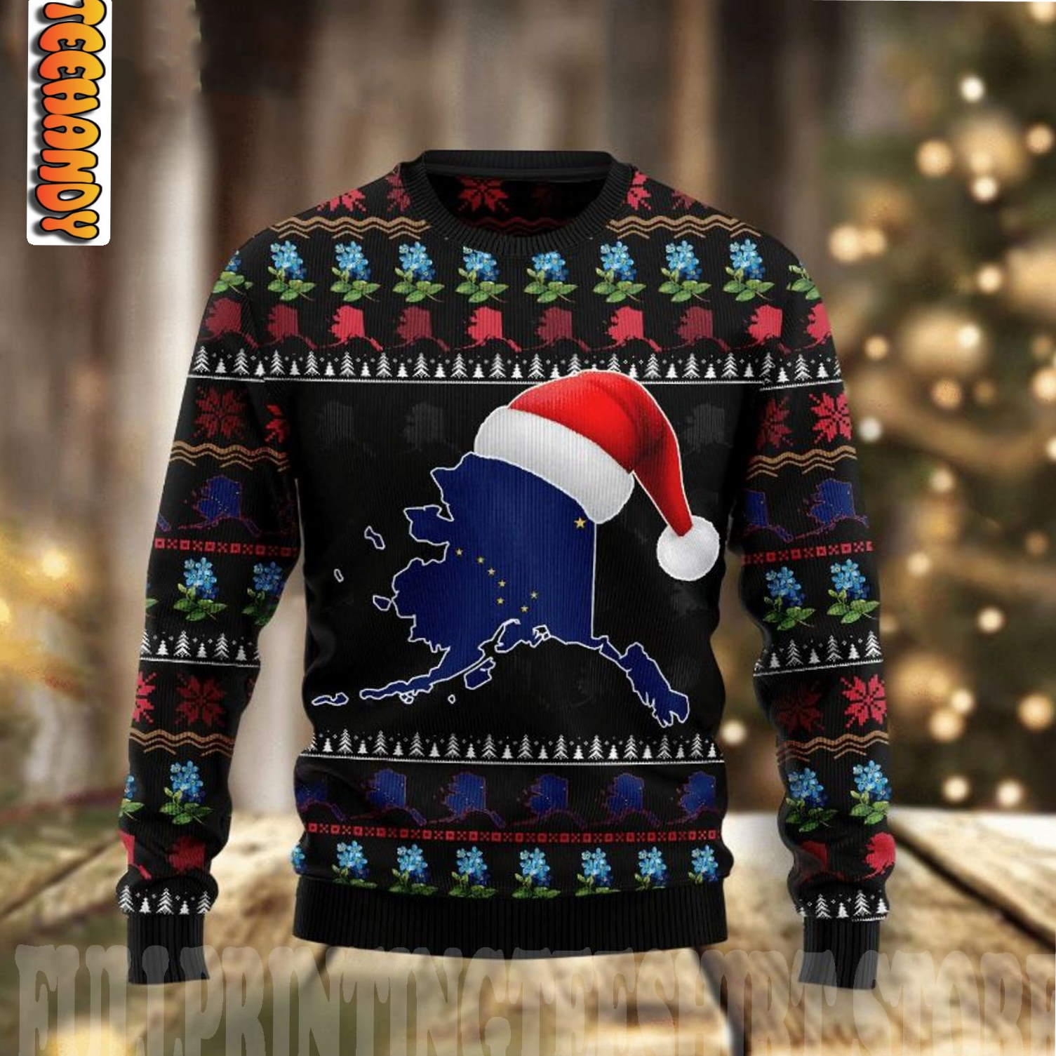 Alaska Christmas Knitting Pattern Ugly Christmas Sweater