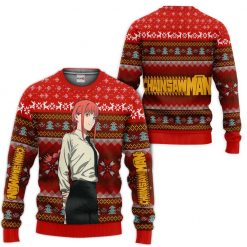 Anime Chainsaw Man 2022 Ugly Christmas Sweater
