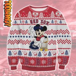 Boston Red Sox Mickey Ugly Christmas Sweater