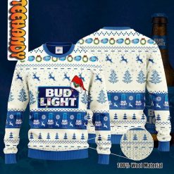 Bud Light Santa Hat Christmas Ugly Christmas Sweater