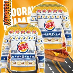 Burger King Logo Ugly Christmas Sweater