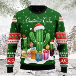 Christmas Cactus 3D Ugly Sweater