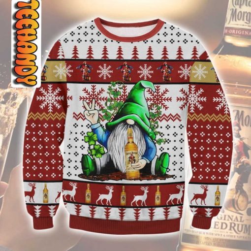 Captain Morgan Gnome Ugly Christmas Sweater