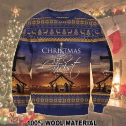 Christmas Begins With Christ 3D Sweater