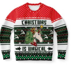 Christmas Is Magical Ugly Christmas Wool Knitted 3D Sweater