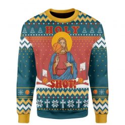 Christmas Jesus Holy Shot Sweater