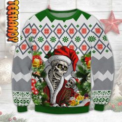 Christmas Skull Circle Ornament Ugly Sweater