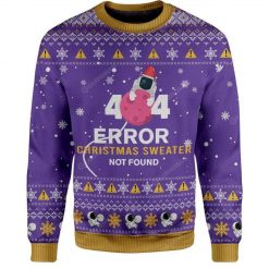 Christmas Sweater Not Found For Unisex Ugly Christmas Sweater