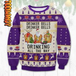 Crown Royal Drinker Bells Ugly Christmas Sweater