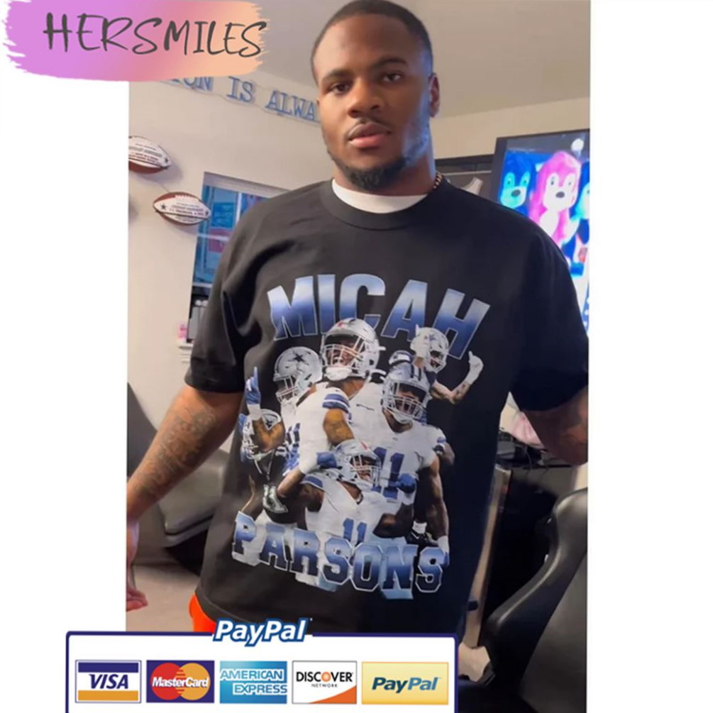 Micah Parsons All Titles With Dallas Cowboys T-shirt - Kaiteez