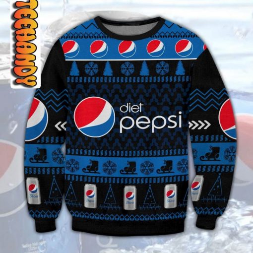 Diet Pepsi Ugly Christmas Sweater