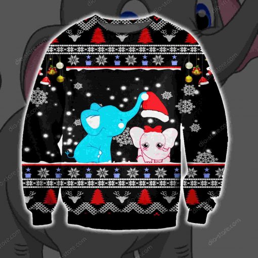 Elephant Merry Christmas Ugly Christmas Sweater