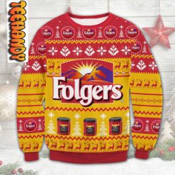 Folgers Coffee Ugly Christmas Sweater