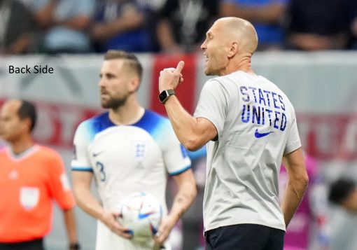 Gregg Berhalter Wears Nike States United Double Sided T-Shirt