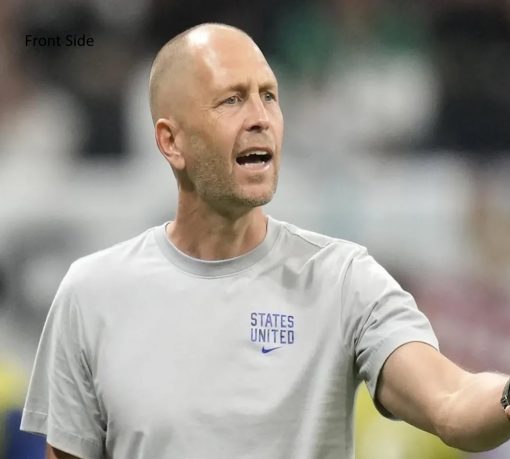 Gregg Berhalter Wears Nike States United Double Sided T-Shirt