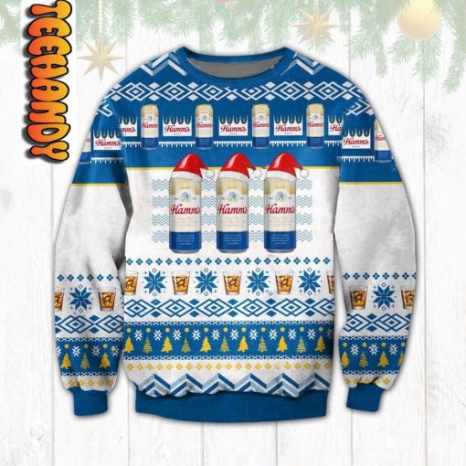 Hamms Beer Ugly Christmas Sweater