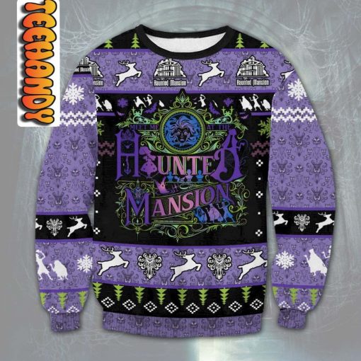 Haunted Mansion Ugly Christmas Sweater