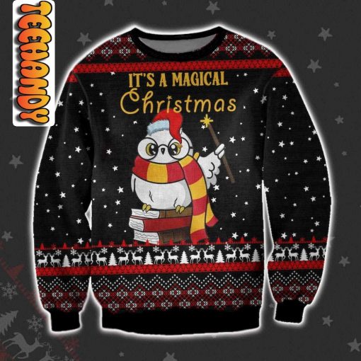 Hedwig Magical Christmas Ugly Sweater