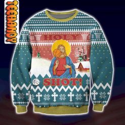 Holy Shot Ugly Christmas Sweater Luxury & Sports Store