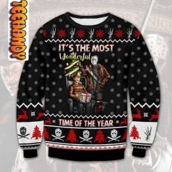 Horror Wonderful Time Ugly Christmas Sweater