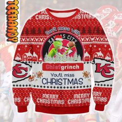 Kansas City Grinch Ugly Christmas Sweater