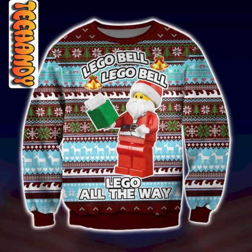 Lego Bell Lego All The Way Ugly Sweater