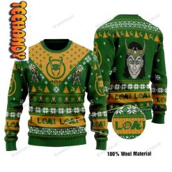Loki the God of Mischief Ugly Christmas Sweater