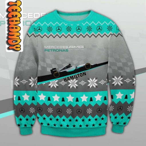 Mercedes Formula Ugly Christmas Sweater